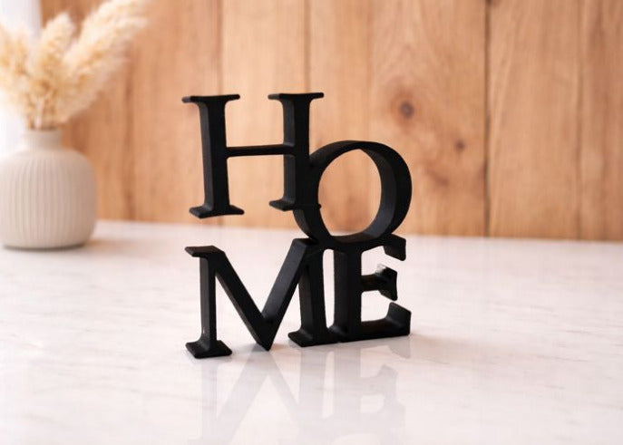 Wohlfühl-Deko Schriftzug Bundle – „Happy Place“, „HOME“ & „Schön HIER“