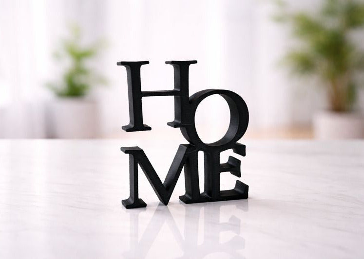 „HOME“ Schriftzug – Wohlfühl-Dekoration für dein Zuhause