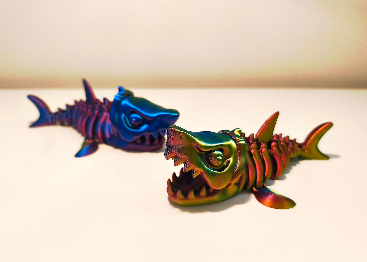 Skelett Hai Flexi - Bewegliche 3D-Hai-Figur