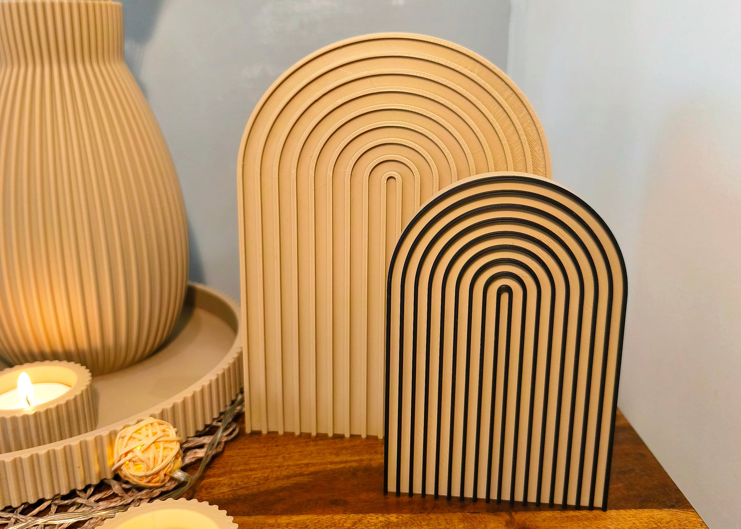 Regenbogen Deko - modern - Aufsteller / Deko / Geschenk - 3D Druck - aus Österreich