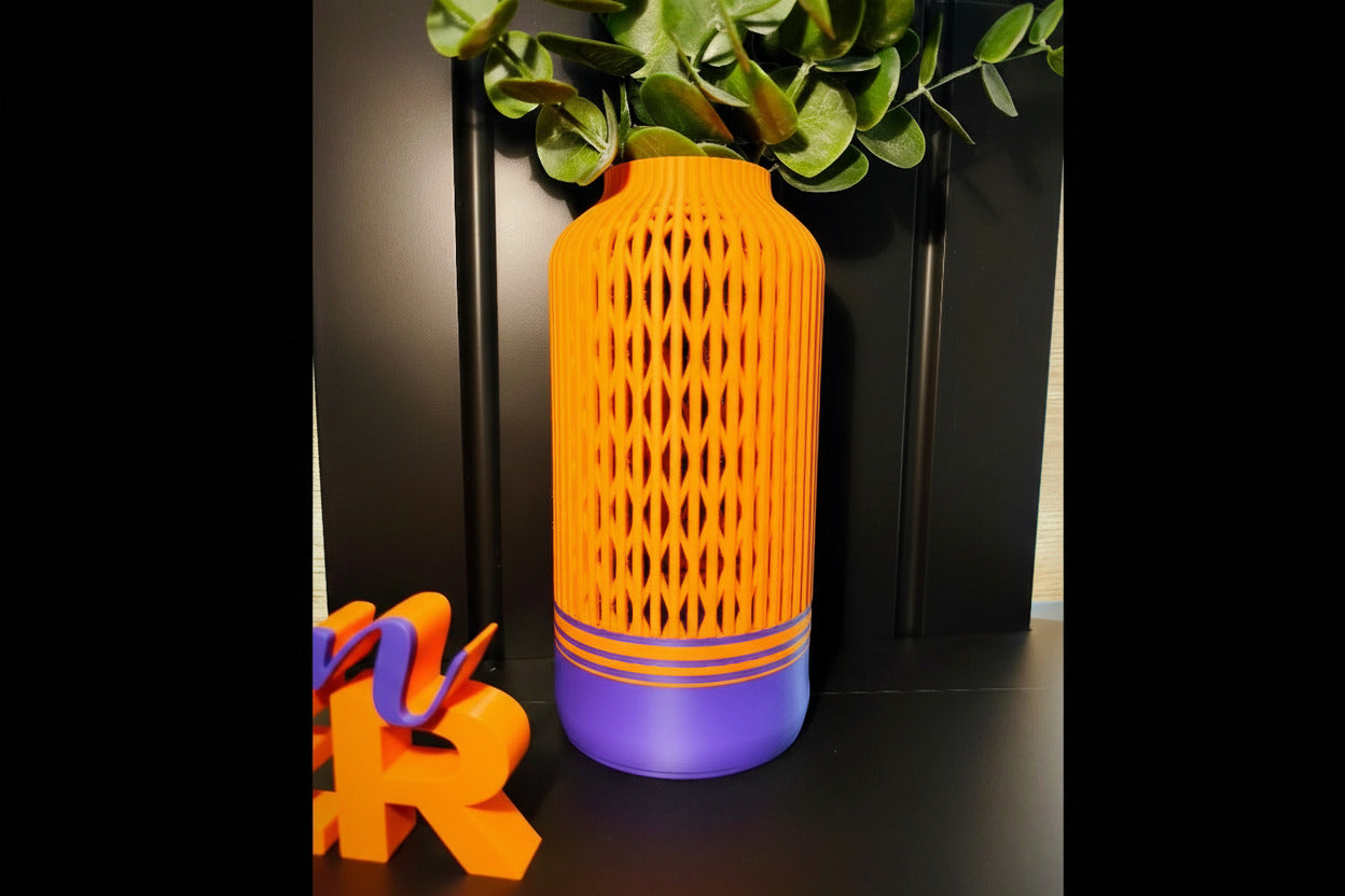 Set Schriftzug "Schön hier" und Vase - nachhaltig 3D gedruckt in Österreich