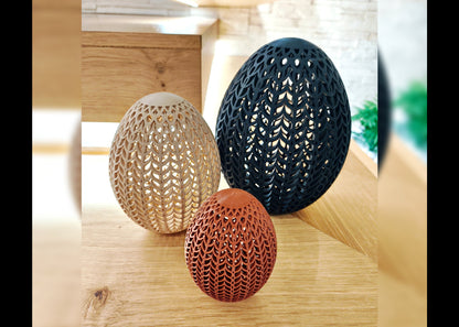 modernes Osterei, 3D gedruckt, Oster Dekoration, Deko-Ei