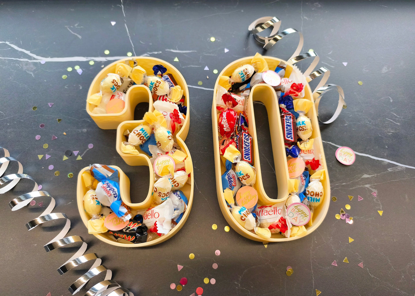 Zahlen Aufsteller / Deko / Geschenk - 3D Druck - aus Österreich