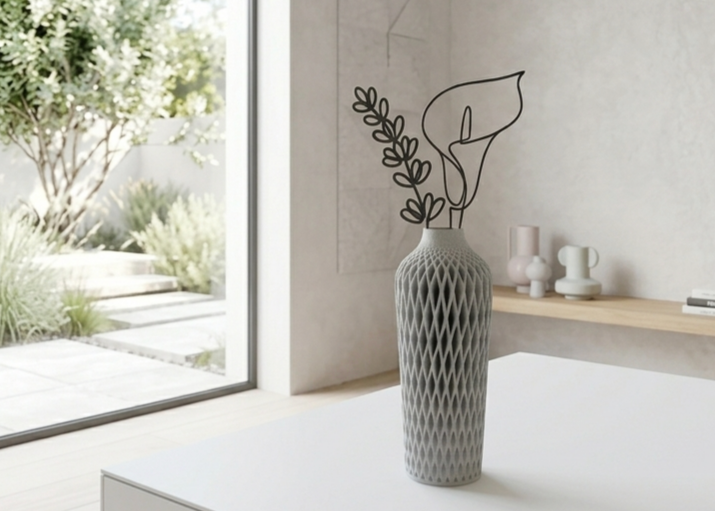 Deko Blumen Aufsteller / Deko / Geschenk - 3D Druck - aus Österreich