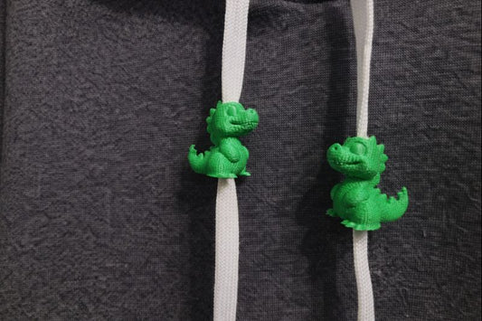 Dino Hoodie-Bänder – Kordelzug für Hoodies & Sweatshirts (4er Bundle)