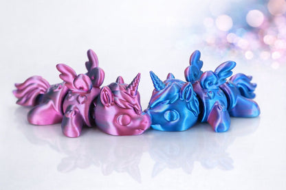 Flexi Einhorn Regenbogen – Gelenkiges Spielzeug & Dekofigur