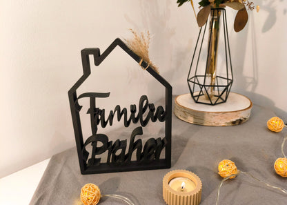 Dekoschild Familie Aufsteller / Deko / Geschenk - 3D Druck - aus Österreich