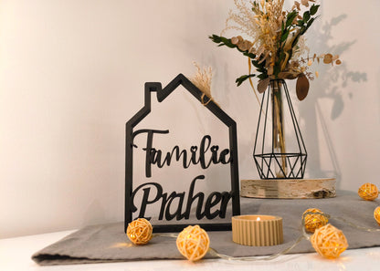 Dekoschild Familie Aufsteller / Deko / Geschenk - 3D Druck - aus Österreich