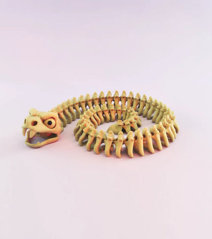 Skelett-Schlange Flexi – Bewegliche 3D-Tierfigur