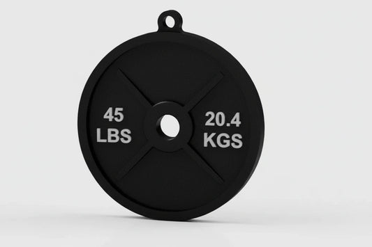 Gewichtsscheibe Schlüsselanhänger – Stylisches Gym-Accessoire(2er Bundle)
