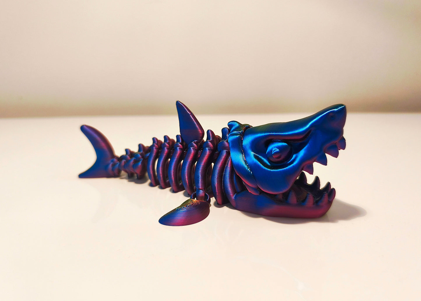 Skelett Hai Flexi - Bewegliche 3D-Hai-Figur