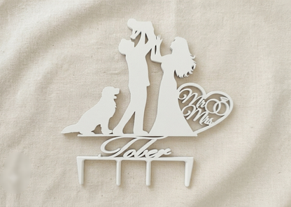 Personalisierter Hochzeits Caketopper / Deko / Geschenk Hochzeit - 3D Druck - aus Österreich