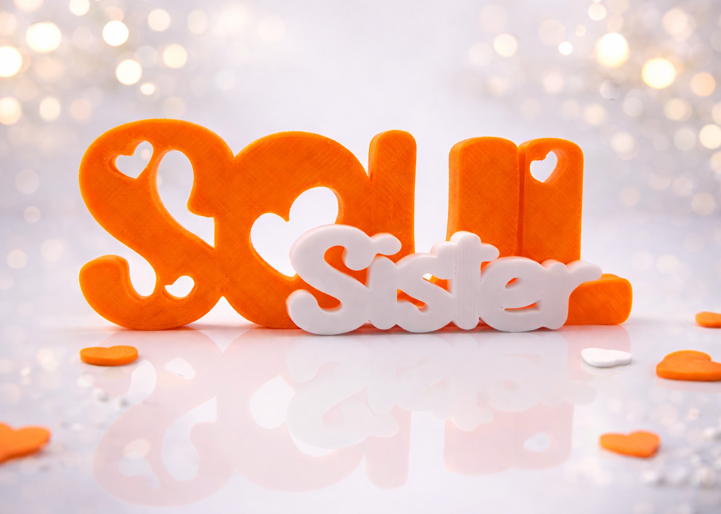 "Soul Sister Deko-Schriftzug" – Freundschaft Geschenk & Wohnaccessoire