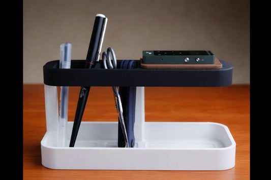 2-stöckiger Stifthalter – Schreibtisch-Organizer für Stifte & Zubehör