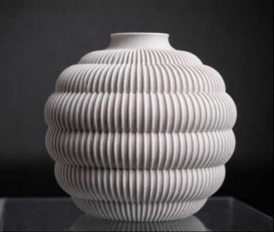 Vase „Perpetua“ – Moderne Designvase mit zeitloser Eleganz / Deko / Geschenk - 3D Druck - aus Österreich