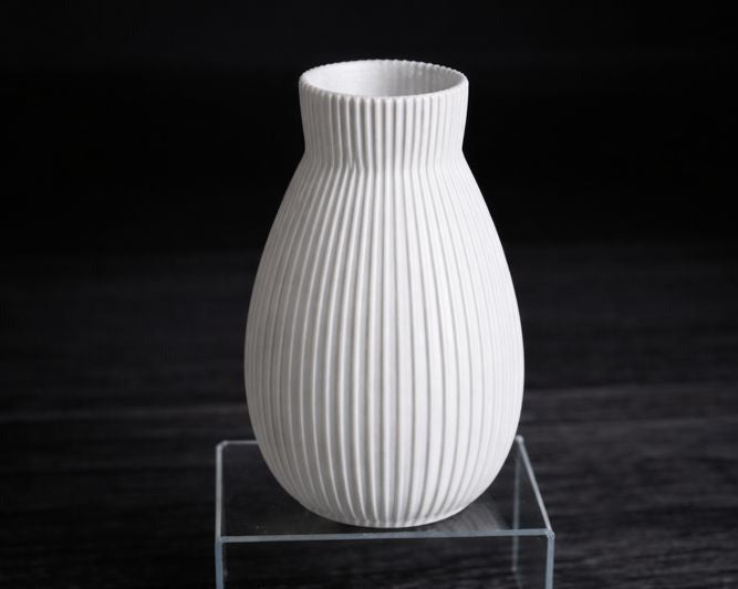 Perla Vase – Moderne Kunstblumenvase als Wohnaccessoire - 3D Druck aus Österreich