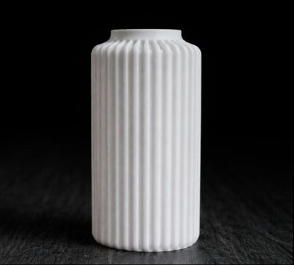 Vase „Strata“ – Moderne Designvase mit markanter Struktur / Deko / Geschenk - 3D Druck - aus Österreich