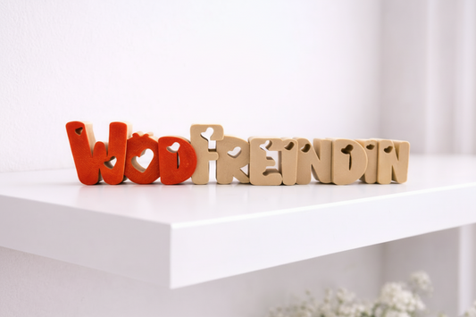 "Wödfreindin" – Freundschaft Geschenk & Wohnaccessoire