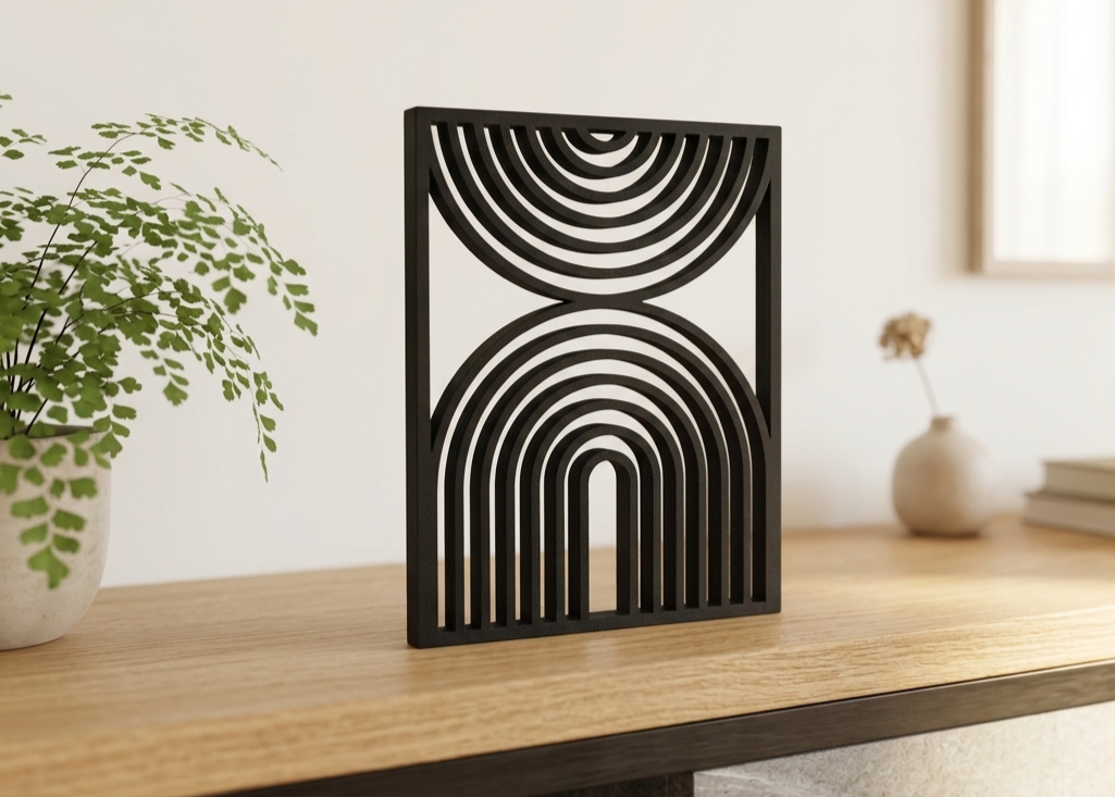 Dekobild Regenbogen - Stehbild Aufsteller / Deko / Geschenk - 3D Druck - aus Österreich