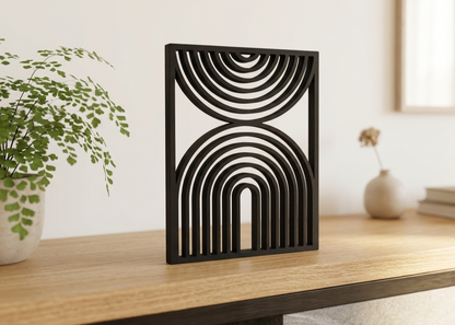 Dekobild Regenbogen - Stehbild Aufsteller / Deko / Geschenk - 3D Druck - aus Österreich
