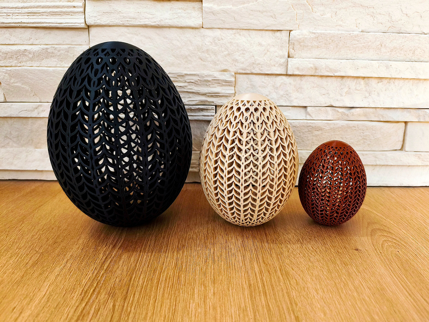 modernes Osterei, 3D gedruckt, Oster Dekoration, Deko-Ei