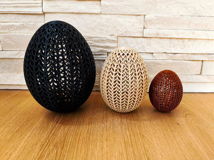 modernes Osterei, 3D gedruckt, Oster Dekoration, Deko-Ei