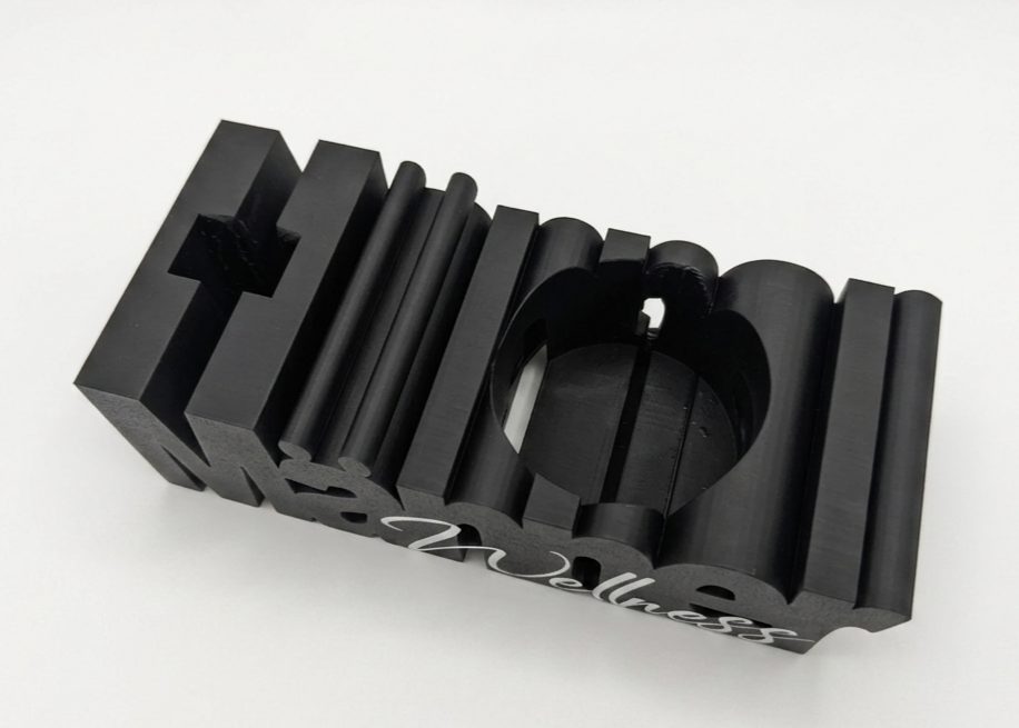 "Männer Wellness" – Der ultimative Bier-Aufsteller für echte Kenner / Geschenk / Vatertag - 3D Druck - aus Österreich