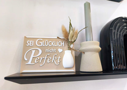 "Glücklich macher" Aufsteller / Deko / Geschenk - 3D Druck - aus Österreich